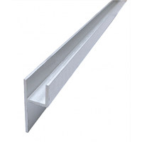 Плинтус Ч-образный  Алюминий 3м № LB6-А001