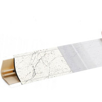 Плинтус Мрамор марквина белый 3м №LB15RUS-14 (кз № LB15-600)