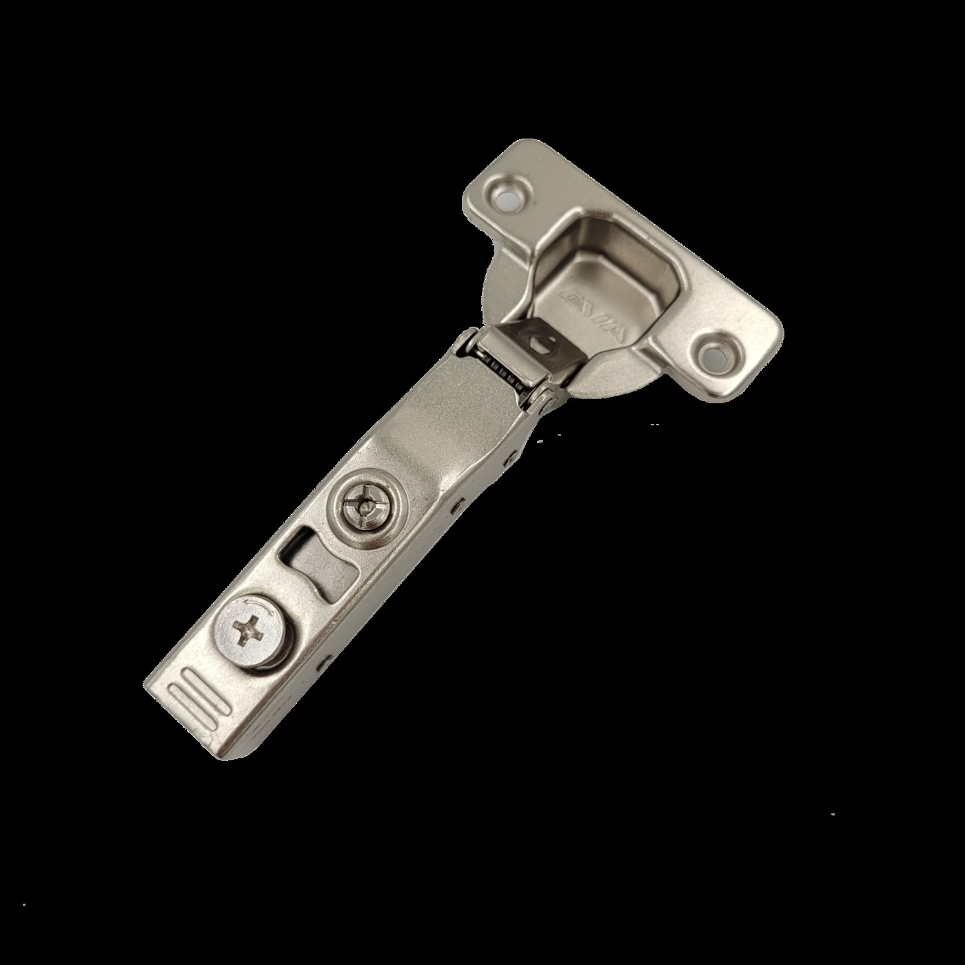 Петля с амортизатором EVA Advance soft 2way, накладная, clip on, 90/105*, 48мм (уп200 шт) 00-00003981