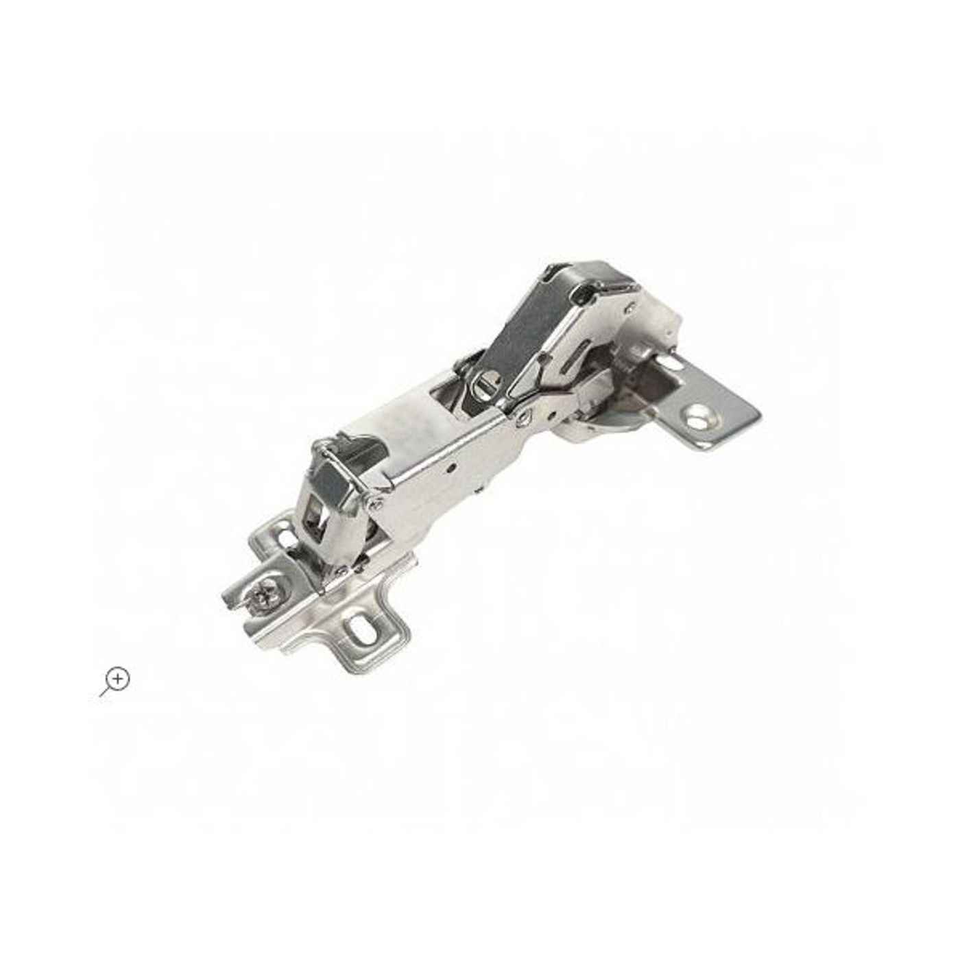 Петля с амортизатором EVA Advance soft, накладная, clip on, вхождение "0", 90/165*, 48мм (уп100 шт) 00-00003977