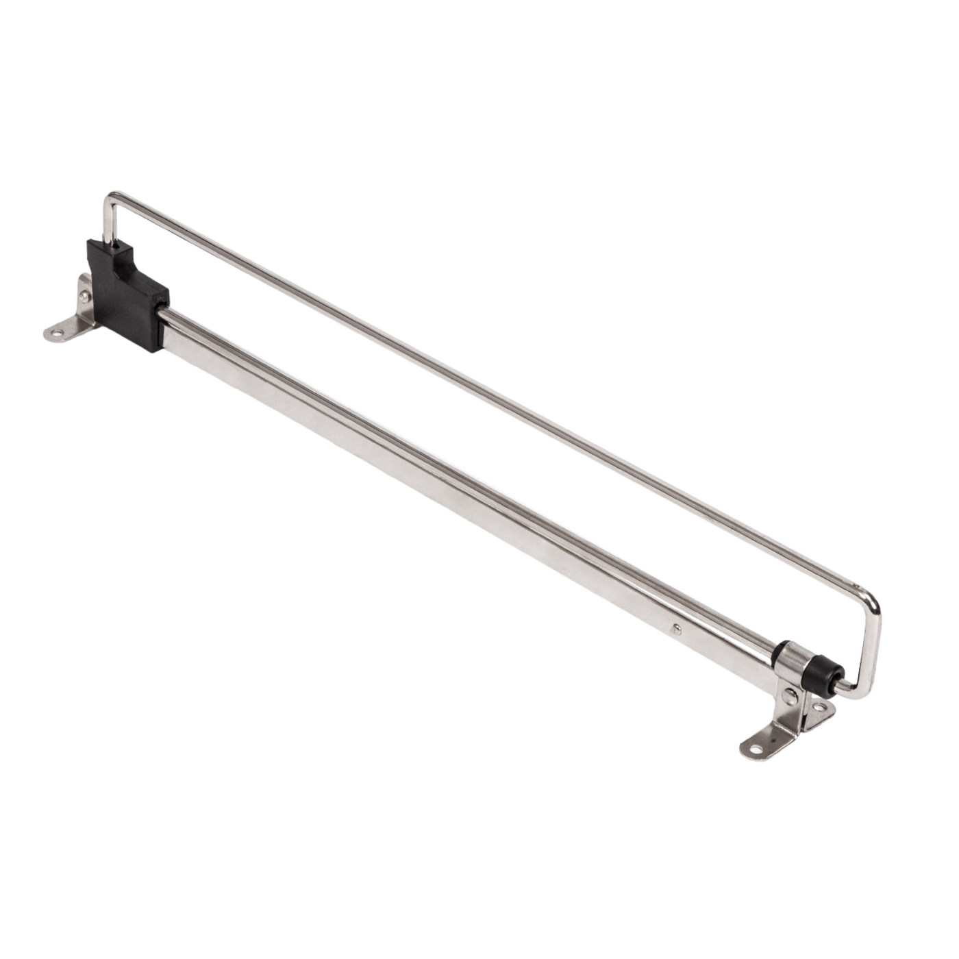 Вешалка выдвижная L350мм, хром/черный GRIDLI AKS 113952 (старый код 12942)