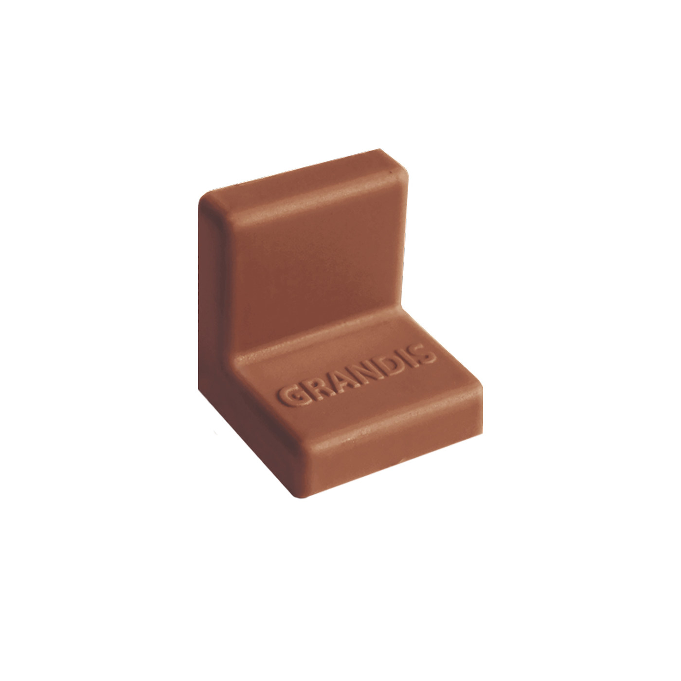 Уголок GRANDIS пластиковый вишня 25*25 (накладка)