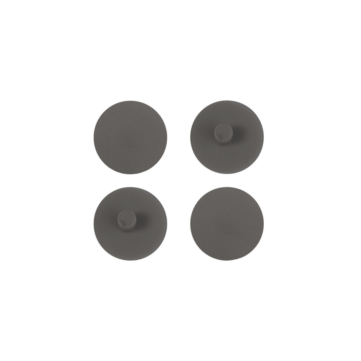 Заглушка к эксцентрику (06 серый графит) упак 1000 шт. РП AKS 52858