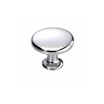 Ручка-кнопка H76, хром d30 мм МФ 108843