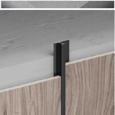 H-профиль Р010 Черный матовый (2800х17) Ultra Wall 91118