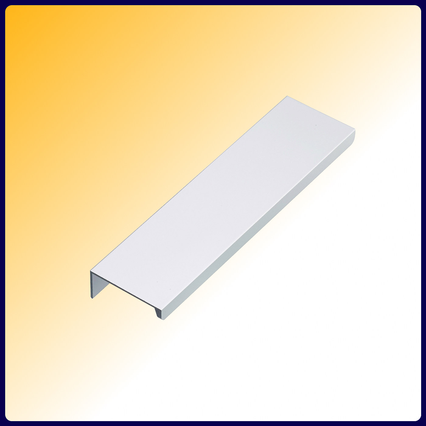 Ручка торцевая FP525 128мм, матовый хром (25/250) 62955