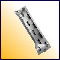 Ручка торцевая FP525 128мм, матовый хром (25/250) 62955