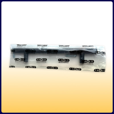 Ручка-рейлинг D12мм 128мм, матовый черный L530T12 (25/100)  61524