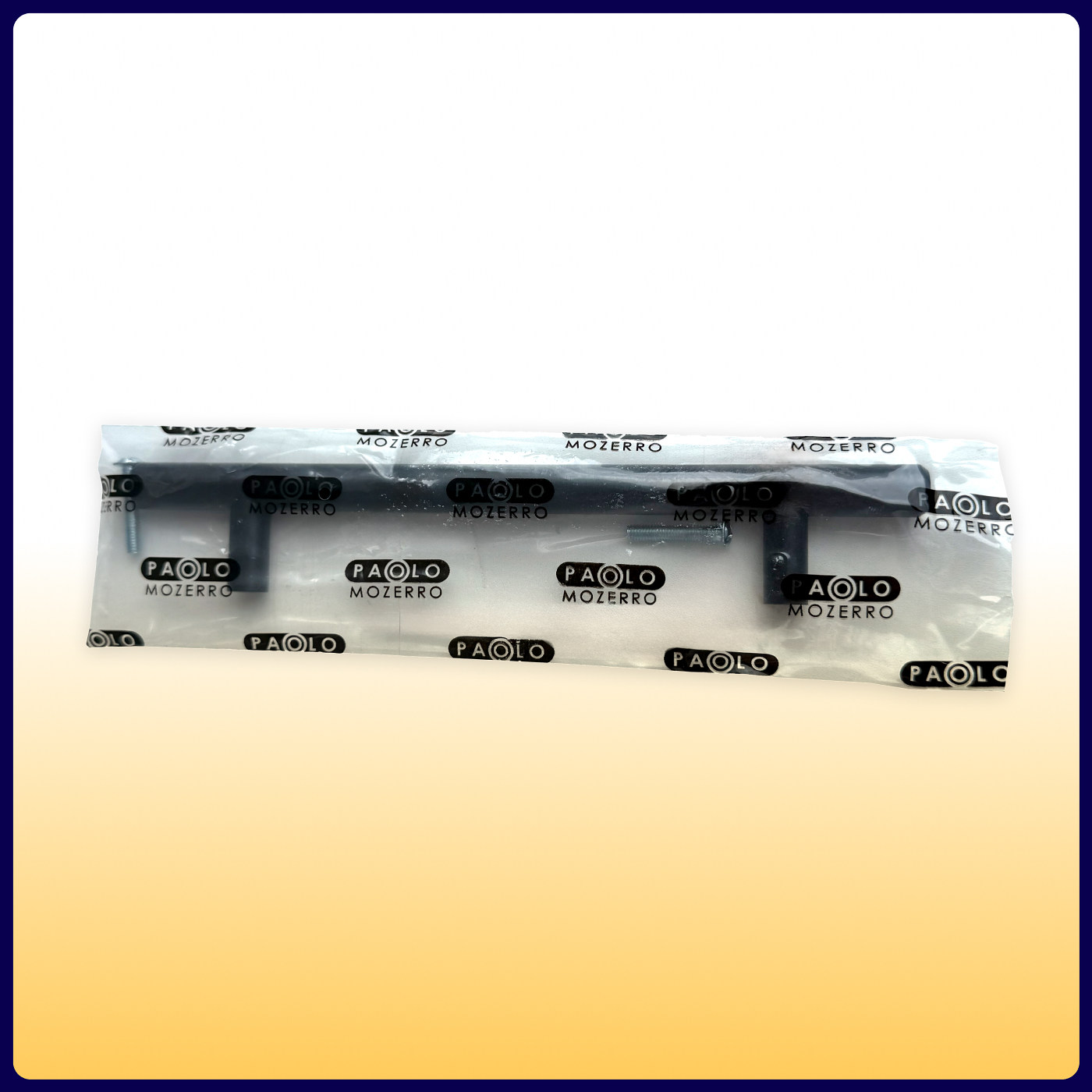 Ручка-рейлинг D12мм 128мм, матовый черный L530T12 (25/100)  61524