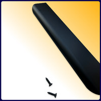 Ручка торцевая EVA BALANCE 160мм (L197мм), черный матовый MBA (уп25 шт) 3480