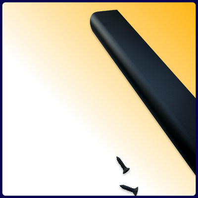 Ручка торцевая EVA BALANCE 768мм (L897мм), черный матовый (уп50 шт) 3512