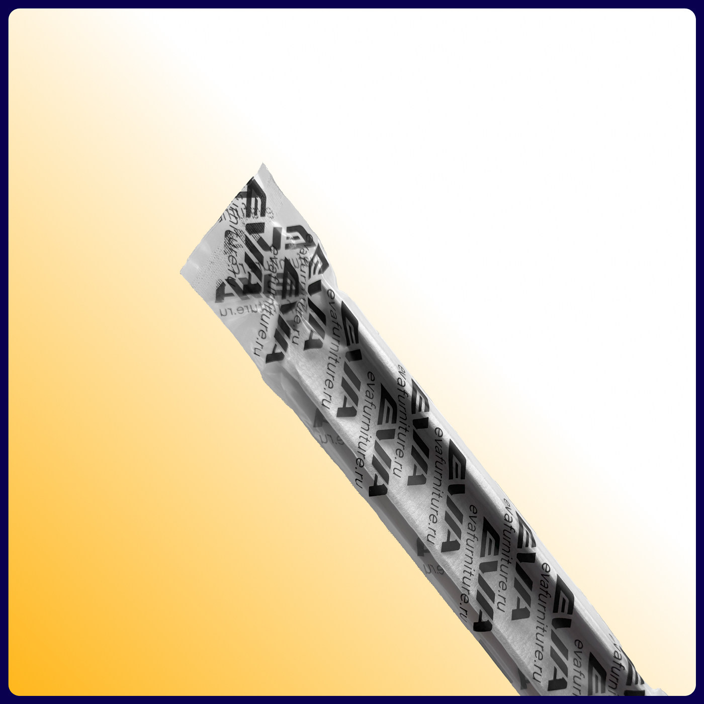 Ручка торцевая EVA BALANCE 768мм (L897мм), черный матовый (уп50 шт) 3512