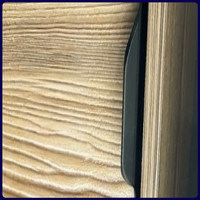 Ручка торцевая EVA SCANDI 448мм (L497мм), черный матовый (уп30 шт) 3563