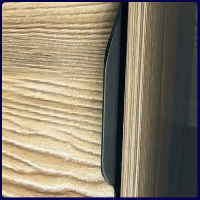 Ручка торцевая EVA SCANDI 512мм (L597мм), черный матовый (уп30 шт) 3565