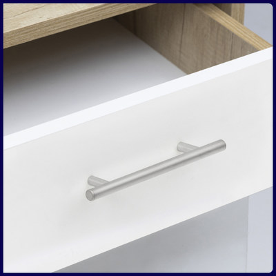 Ручка-рейлинг d12мм 128/178, хром матовый AKS 79080