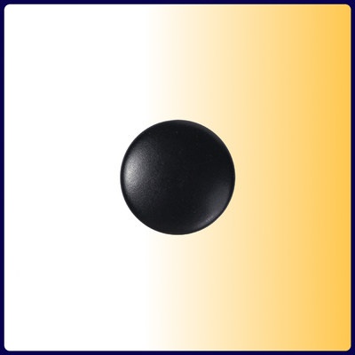 Ручка меб. кнопка AK071, черный матовый AKS 103788