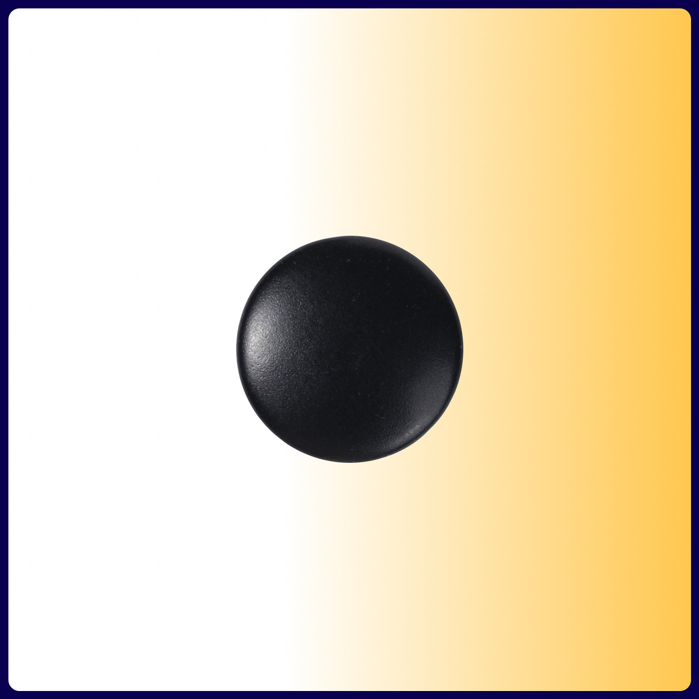 Ручка меб. кнопка AK071, черный матовый AKS 103788