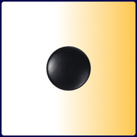 Ручка меб. кнопка AK071, черный матовый AKS 103788