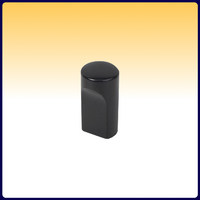 Ручка меб. кнопка AK071, черный матовый AKS 103788