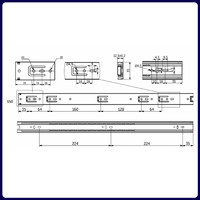 Направляющая шариковая h35 L-550 GRIDLI А 111317  (старый код 66361)