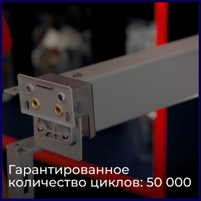 Двухуровневая корзина EVA Dark Side, в базу 150мм, плав.закрывание, правая, графит (уп1 шт) 00-00004151