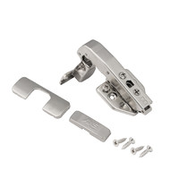 Петля под фальшпанель 90° с доводчиком 48мм h2 clip-on AKS PLUS 3D (саморезы, заглушки) AKS 117004