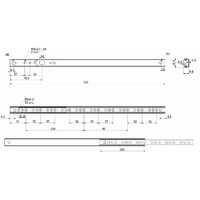 Направляющая шариковая h17 L-342 AKS А 22286