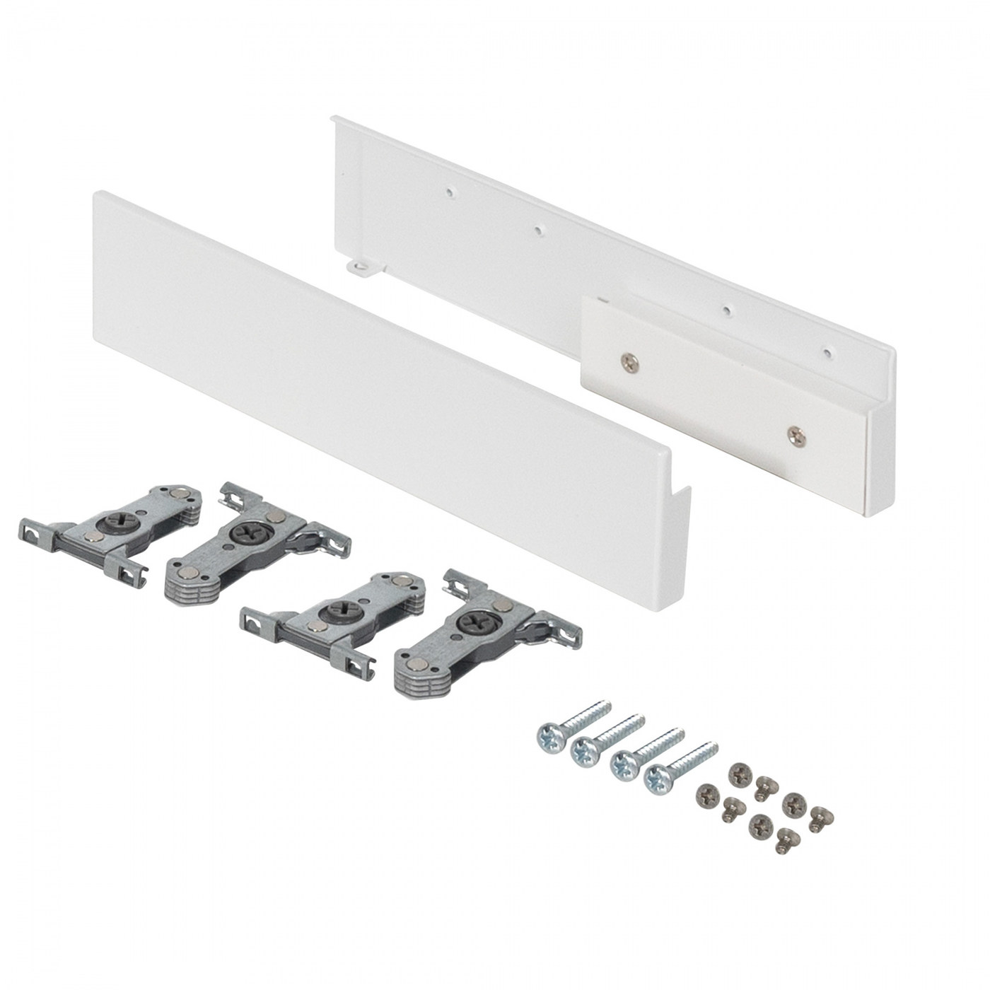 Держатель передней стенки внутреннего ящика H199 Slimbox Evolution белый с рейлингом на фасаде112467