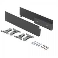 Держатель передней стенки внутреннего ящика H199 Slimbox Evolution графит с рейлингом на фасаде 112468