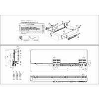 Slimbox Evolution L-500 H116 графит  плавн.закр. ДСП16мм AKS 117349