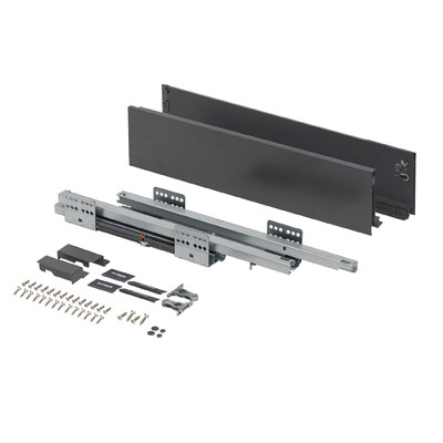 Slimbox Evolution L-500 H116 графит  плавн.закр. ДСП16мм AKS 117349