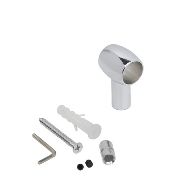 Держатель ретро, труба d16 хром AKS 11372