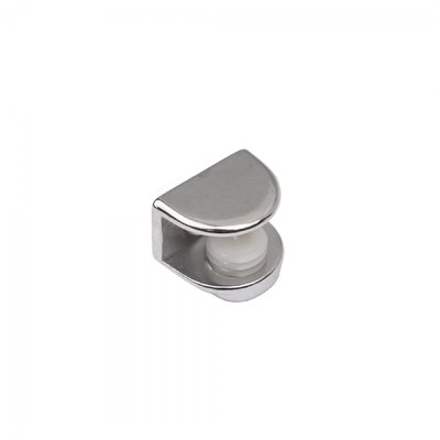 Полкодержатель для стекла регулируемый MV-09 под шуруп, хром AKS 23029