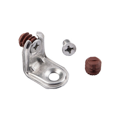 Стяжка угловая 2.16Д (стяжка+2винта+2гайки) (уп/1тыс.шт) AKS 42511