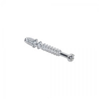 Шток эксцентрика с метрической резьбой 7*34/M6*8 цельнометаллический (уп/ 100 шт) AKS 124174