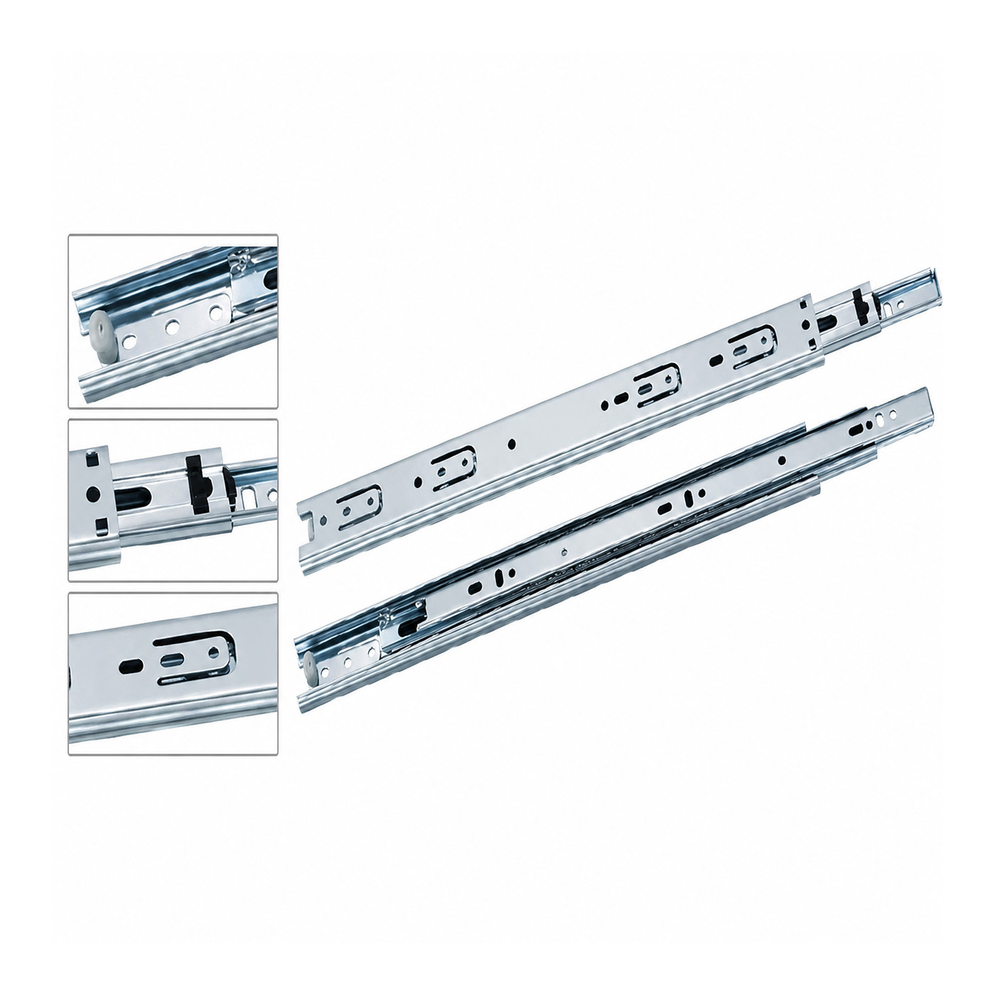 Направляющие шариковые h42 L-550 (0,8мм/40гр) (15шт) BRILON