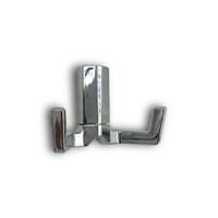 Крючок двухрожковый EVA ANGLE / хром PC 4301 (25 шт.)