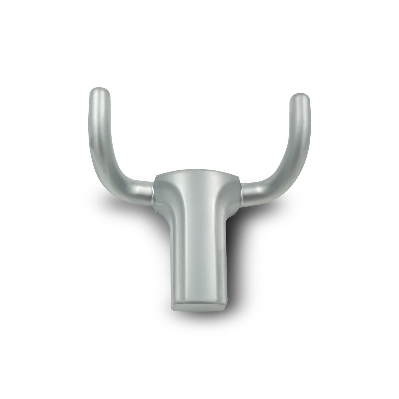 Крючок двухрожковый EVA BULL / алюминий матовый SC 4313