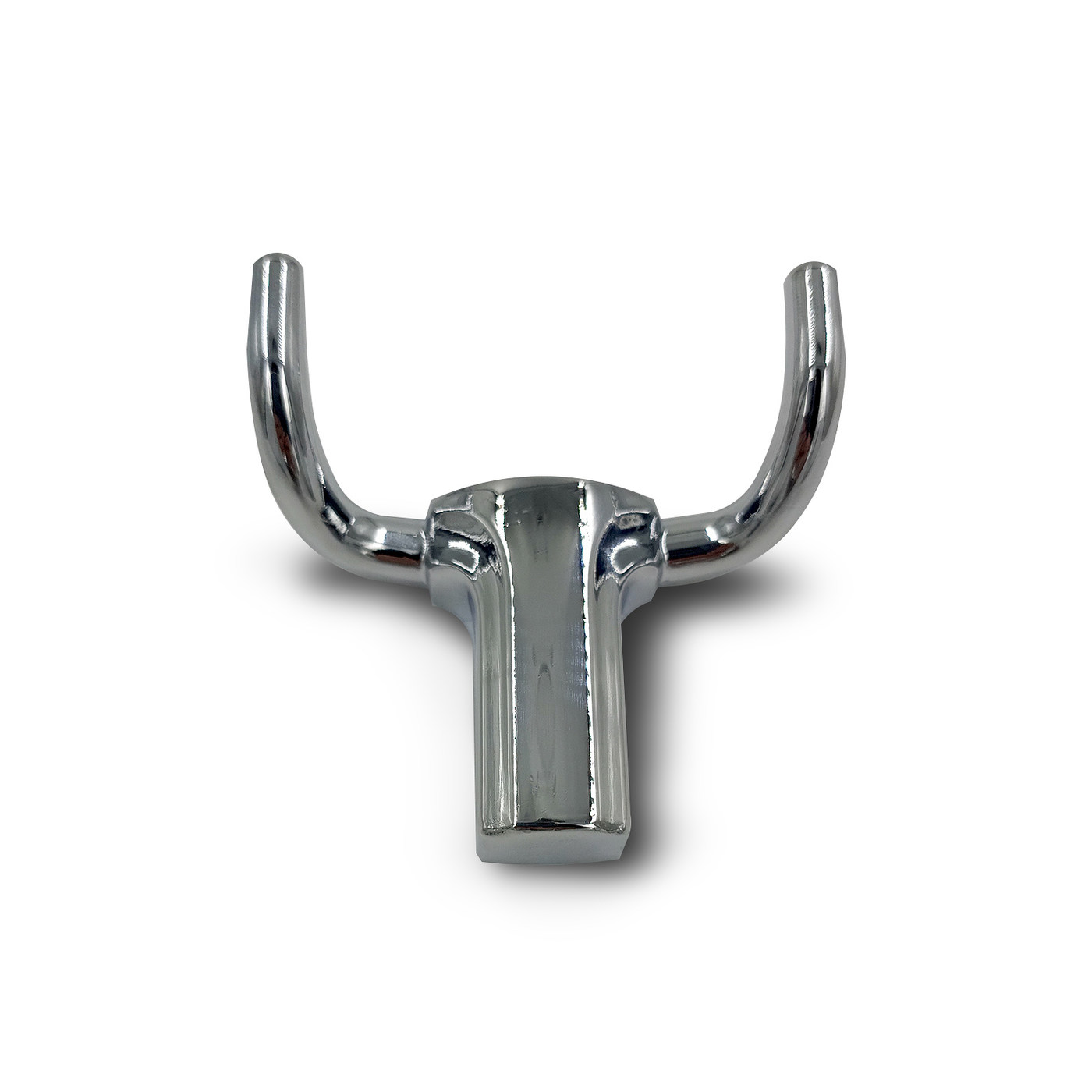 Крючок двухрожковый EVA BULL / хром PC 4311