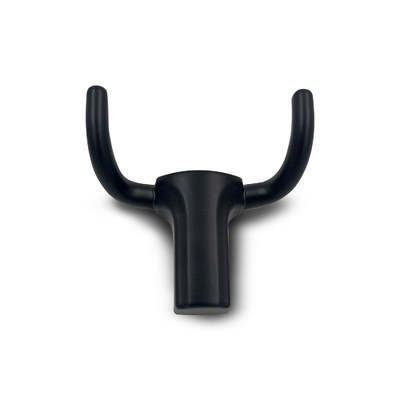 Крючок двухрожковый EVA BULL / черный матовый BLmatt 4312