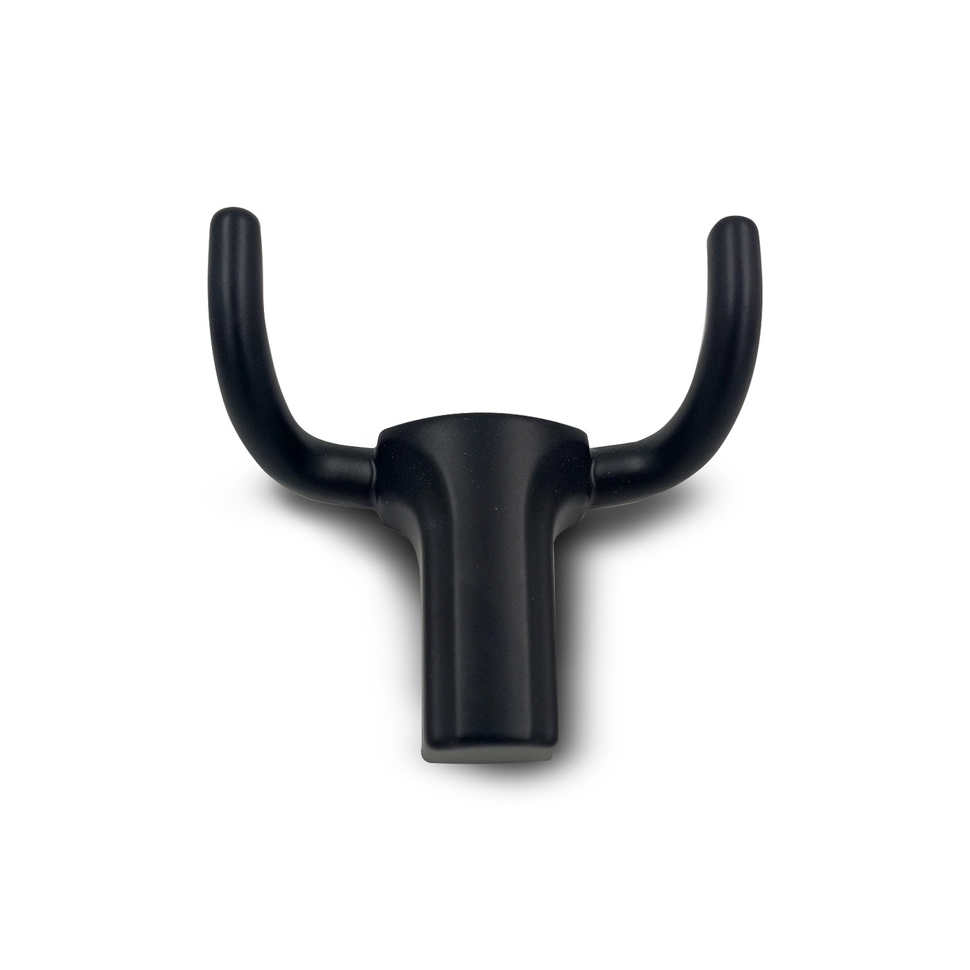 Крючок двухрожковый EVA BULL / черный матовый BLmatt 4312