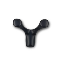 Крючок двухрожковый EVA UFO / черный матовый BLmatt 4322 (20 шт.)