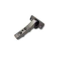 Петля с амортизатором EVA Advance soft, угловая, clip on, 45/95*, 48мм, черный никель (уп200 шт) 00-00004017
