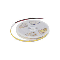 Лента светодиодная COB - 15W/m, 24V, 8мм, 480 д/м, IP20, теплый белый (3000K), CRI90, 1400 Lm, 5м, AKS 115318