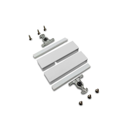Крепление передней панели EVA Slimbox H84 (M), белый (уп50 шт.) 5104