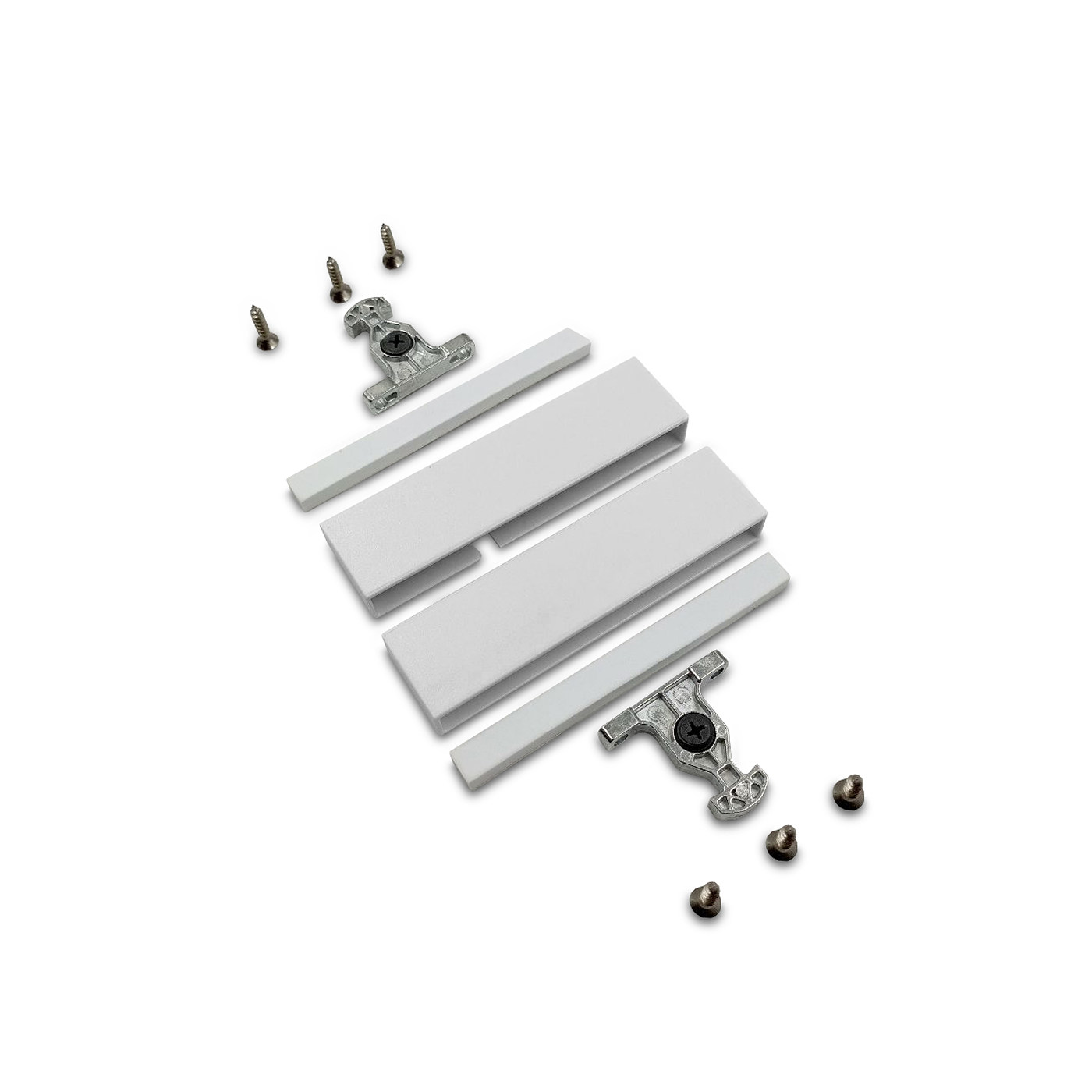 Крепление передней панели EVA Slimbox H84 (M), белый (уп50 шт.) 5104