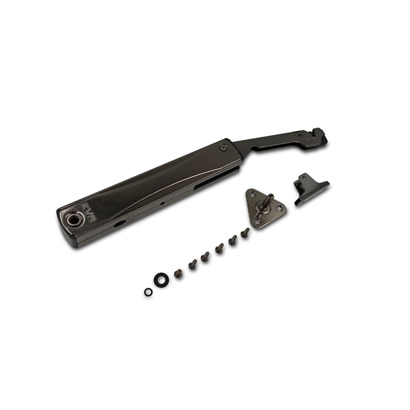 Подъемный механизм поворотный EVA Lift FLAP SOLO (L), KM1500-2240, H240-500мм, черный никель (уп1 шт) 00004502