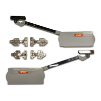 Подъемный механизм складной EVA Lift FOLD (S), KM4500-6600, H700-1040мм, серый (уп1 шт) 00003449