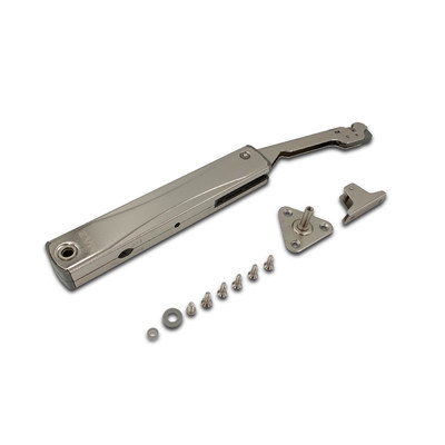 Подъемный механизм поворотный EVA Lift FLAP SOLO (M), KM1200-1750, H240-500мм, хром (уп1 шт) 4499