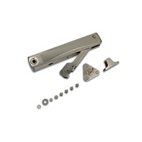 Подъемный механизм поворотный EVA Lift FLAP SOLO (M), KM1200-1750, H240-500мм, хром (уп1 шт) 4499